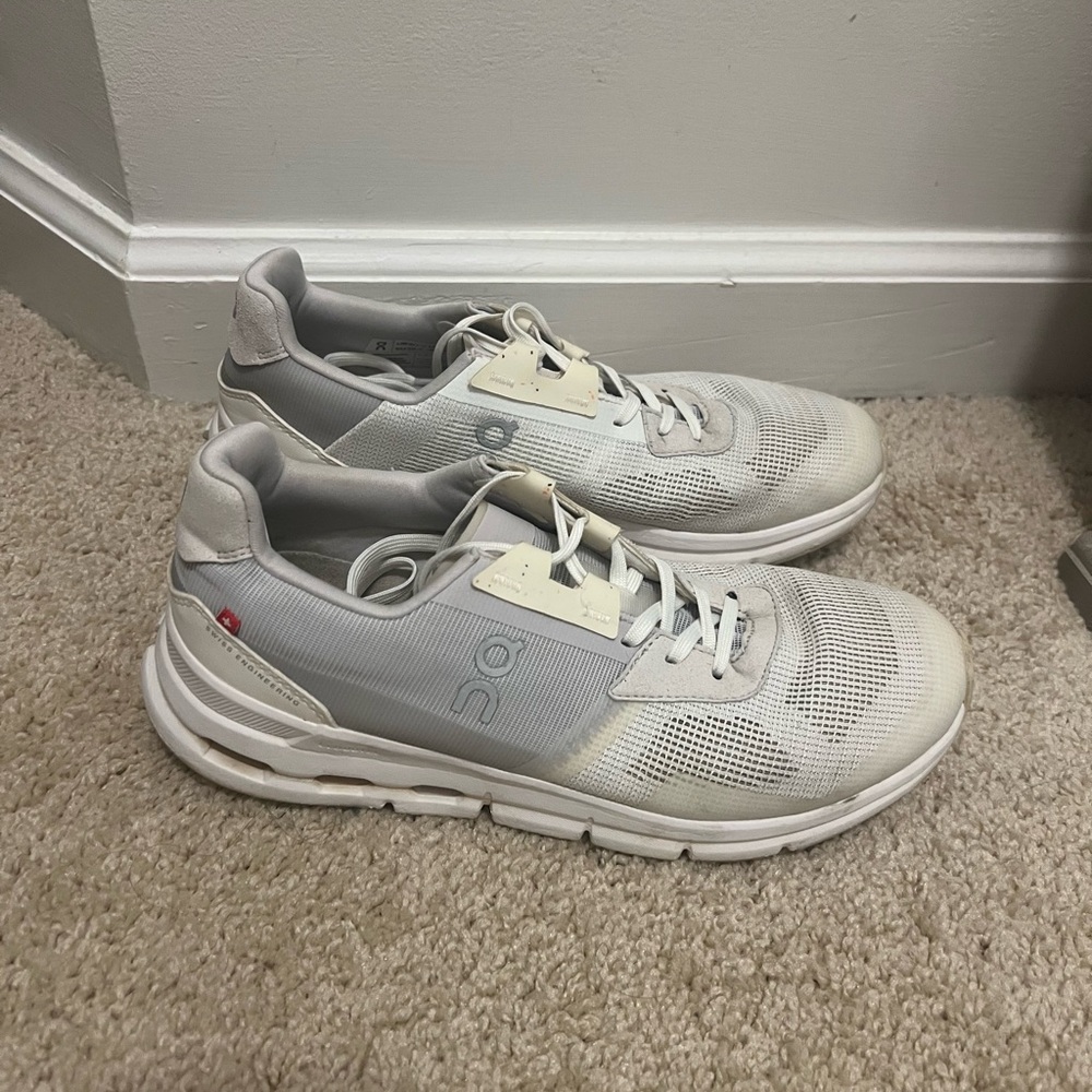 ON Women's Cloudrift White Athletic Shoes - Picture 3 of 6